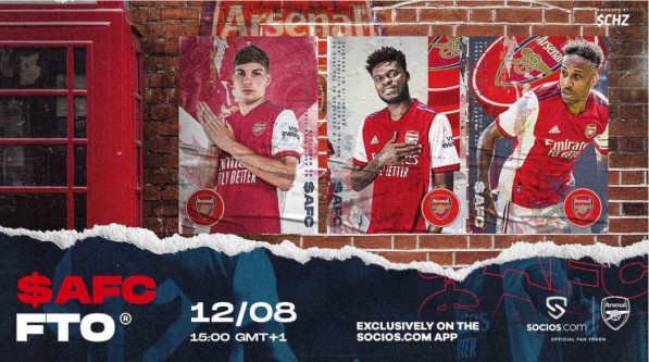 Arsenal FC rapped over fan token ads