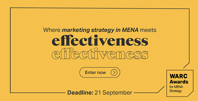 WARC Awards for MENA Strategy 2022 launched